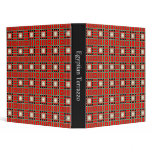 Egyptian Terrazzo Pattern 05 (1in) 3 Ring Binder