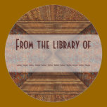 Egyptian Topaz Bookplate stickers