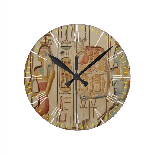 Egyptian Wall Clock Zazzle