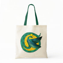 Egyptian Winged Serpent Tote Bag