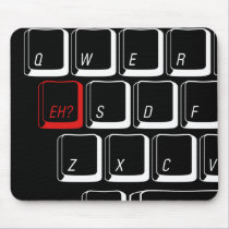Eh Key - Black mousepads