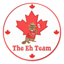 Eh Team Beaver stickers