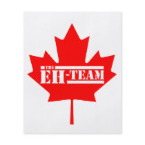Eh Team Canada Maple Leaf Flyer Design