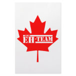 Eh Team Canada Maple Leaf Stationery
