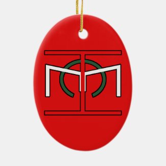 EHC Symbol Red Christmas Ornament
