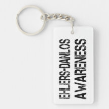 Ehlers Danlos Awareness Keychains