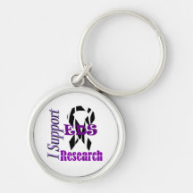 Ehlers Danlos EDS Research Supporter Key Chains