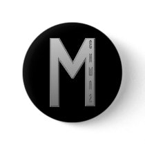 Ehwaz Rune grey Pinback Buttons