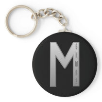 Ehwaz Rune grey Key Chains