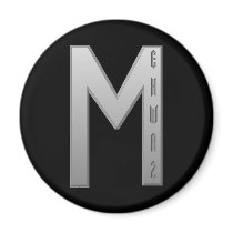 Ehwaz Rune grey Refrigerator Magnets