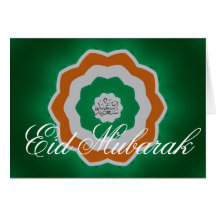 Eid mubarak greeting card