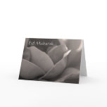 Eid Mubarak - rose card in b&w
