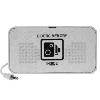 Eidetic Memory Inside (Camera Sign Photographic) Mp3 Speaker