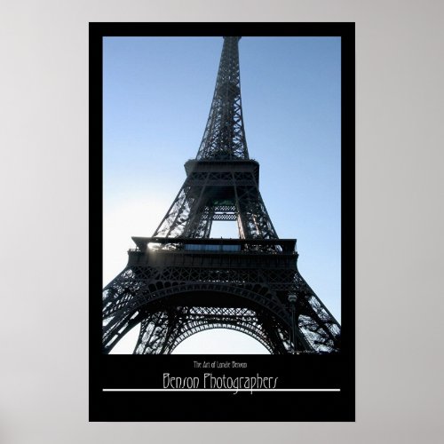 Eifel Tower-Paris, France print