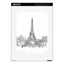 Eifel Tower Paris Skins For iPad 3