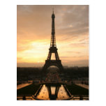 eiffel sunrise postcards