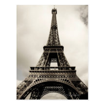 Eiffel Tower 8 Postcards
