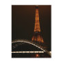 Eiffel Tower Across The Seine Postcard