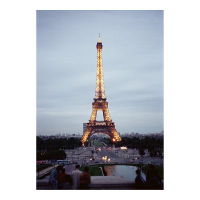 Eiffel Tower at Dusk Poster by CraigFoster