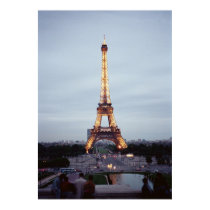 Eiffel Tower at Dusk posters