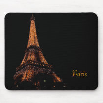 eiffel tower at night, Paris mousepads by trish1968 eiffel tower at night, Paris mousepads