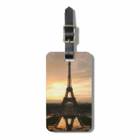 Eiffel Tower at Sunrise from the Trocadero Bag Tags