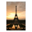 Eiffel Tower at Sunrise from the Trocadero Print
