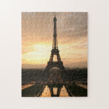 Eiffel Tower at Sunrise from the Trocadero Jigsaw Puzzles