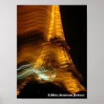 Eiffel Tower Blur posters