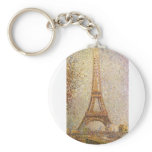 Eiffel Tower by Georges Pierre Seurat Keychains