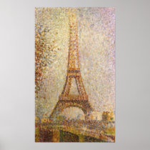 Eiffel Tower by Georges Pierre Seurat Posters