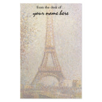 Eiffel Tower by Georges Pierre Seurat Stationery