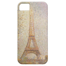 Eiffel Tower by Georges Seurat iPhone 5 Cases