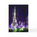 Eiffel tower by night(card) by nefera Eiffel tower by night(card)