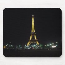 Eiffel Tower by night mousepads by jaceyevans Eiffel Tower by night mousepads