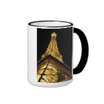 Eiffel tower by night mug