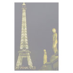 Eiffel Tower by night, Paris, France Custom Stationery