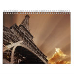 Eiffel tower calendar