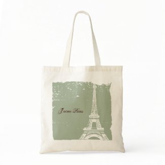 Eiffel Tower Canvas Bags bag