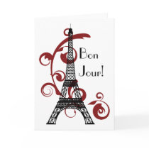 Eiffel Tower Card