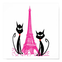 eiffel tower cats posters