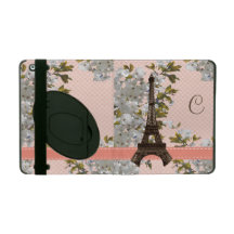 Eiffel Tower Cherry Blossom iPad Case