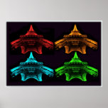 Eiffel Tower Collage Print
