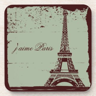 Eiffel Tower Cork Coasters corkcoaster