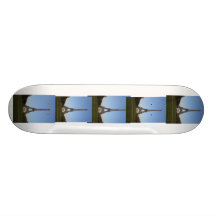 Eiffel Tower Custom Skateboard