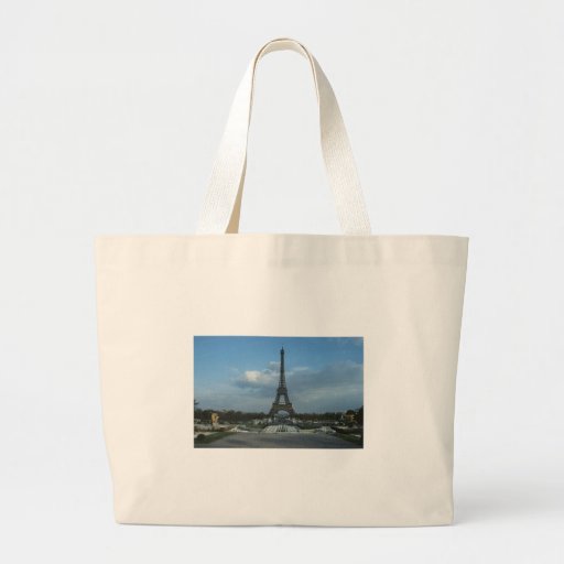 Eiffel Tower Daytime Canvas Bags