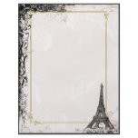 Eiffel Tower Flyer Vintage Style