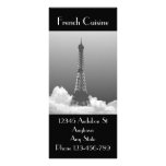 Eiffel Tower French Cuisine Marketing Bookmark Rack Card at Zazzle