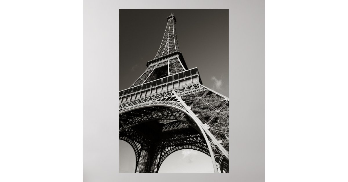 eiffel tower in paris poster | Zazzle