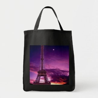 Eiffel Tower In Sunshine Sky bag